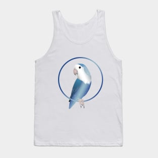 Blue Rosy-faced Lovebird Tank Top